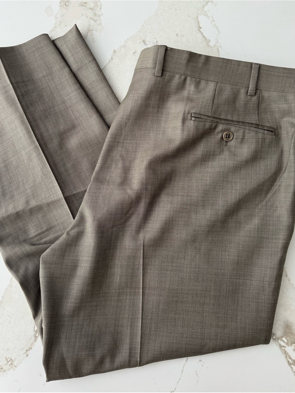Armani Collezioni Taupe Dress Pants Size 36 EUC